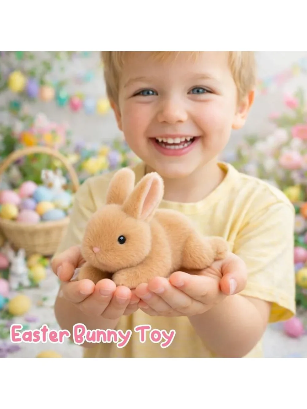 Brown Bunny Stuffed Animal Plush Rabbit Toy Cute Pocket Size Gift Kids